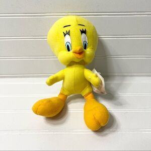 NWT Vintage Looney Tunes Warner Brothers Tweety Bird Yellow Plush Stuffed Animal